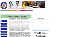 Desktop Screenshot of drsrikanthsdiabetes.com